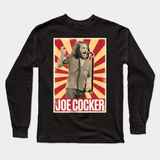 Retro Vintage Joe Cocker Long Sleeve T-Shirt